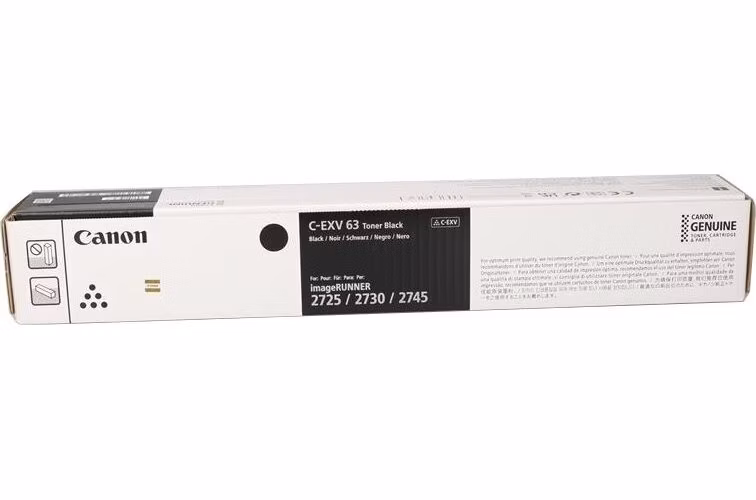 Canon originální TONER CEXV63 BLACK iR 27xx 30 000 stran A4 (5%)