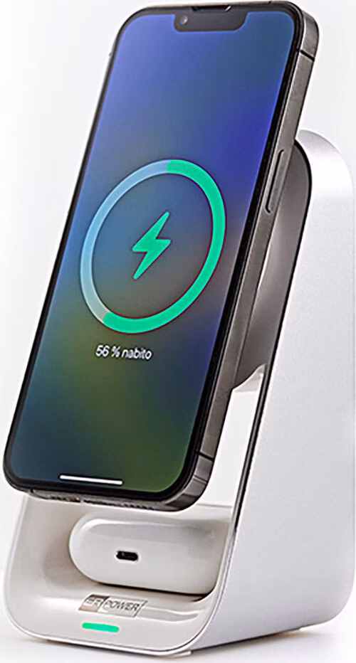 ER POWER nabíjecí MFM MagSafe stojan 2v1 - bílý
