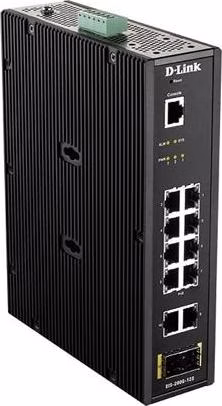 D-Link DIS-200G-12S 12 Port L2 Industrial Smart Managed Switch with 10 x 1GBaseT(X) ports &amp; 2 x SFP ports