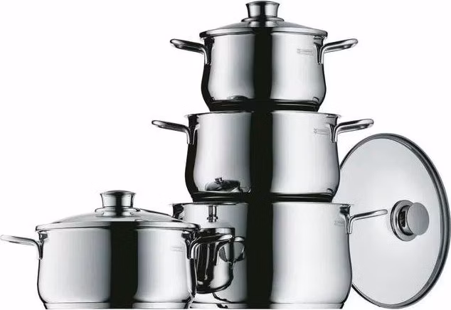 BAZAR - WMF Sada hrnců Diadem Plus, nerezová ocel, 4 kusy - Poškozený obal (Komplet)