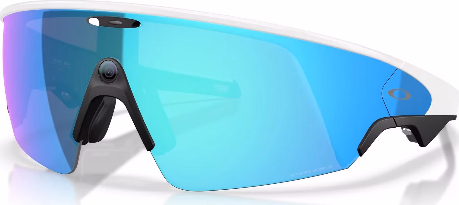 Meta Oakley Vanguard prizm sapphire lenses, white frame