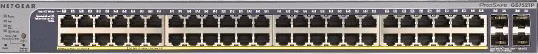 Netgear 48-Port Gigabit PoE+ Smart Managed Pro Switch with 4 SFP Ports (380W)