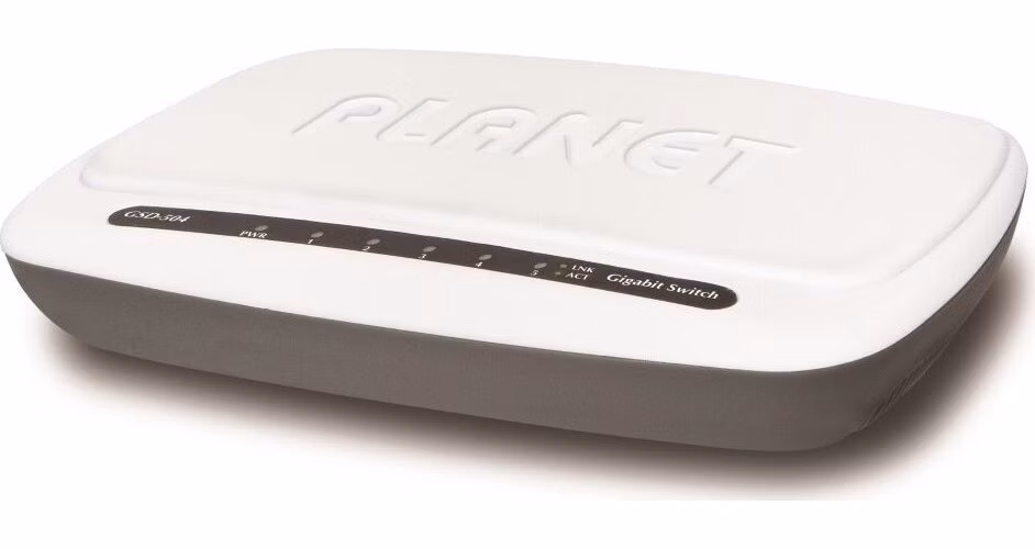 Planet GSD-504 switch 10/100/1000 (5x1000Base-T), EuP, 802.3az, plast, fanless
