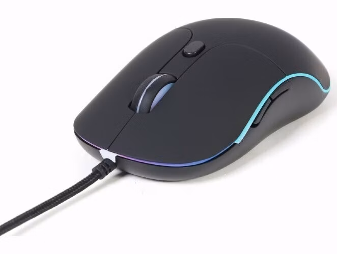 Gembird Myš MUS-UL-02, podsvícená, 2400DPI, USB, černá