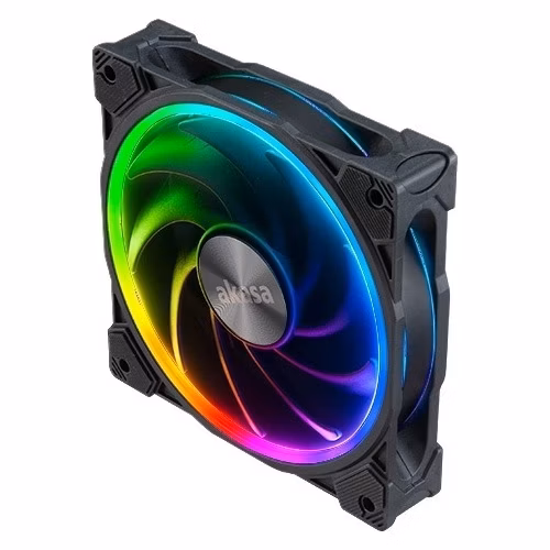 prídavný ventilátor Akasa SOHO AR LED 12 cm RGB
