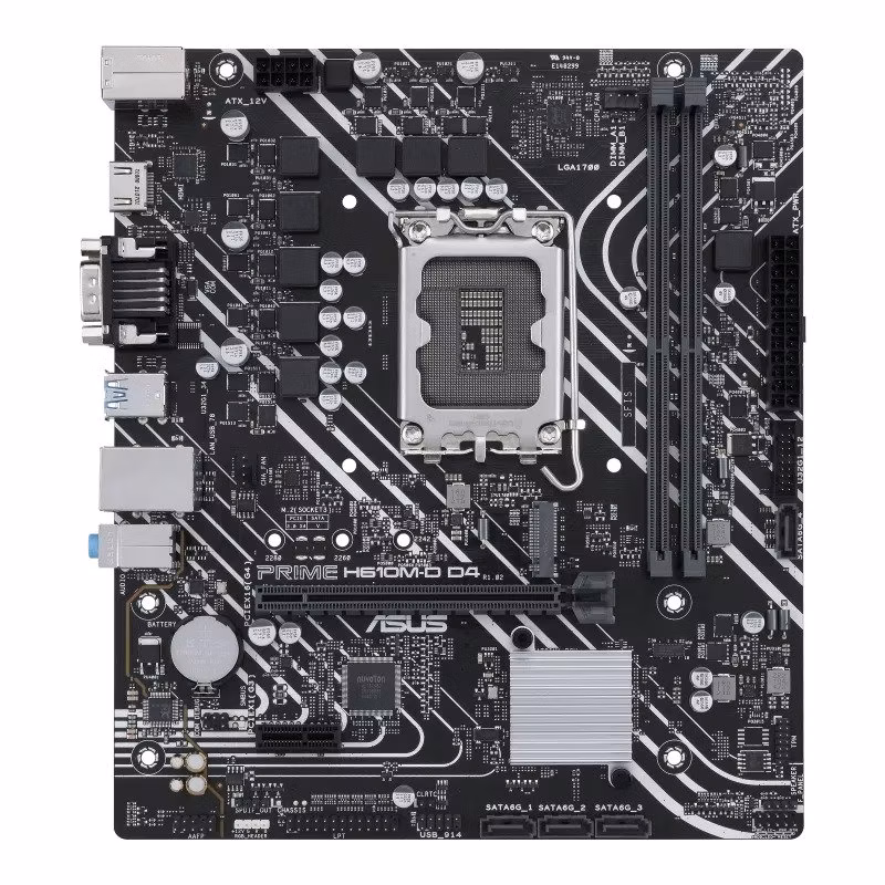 ASUS PRIME H610M-D D4 soc 1700 H610 DDR4 mATX M.2 COM HDMI D-Sub