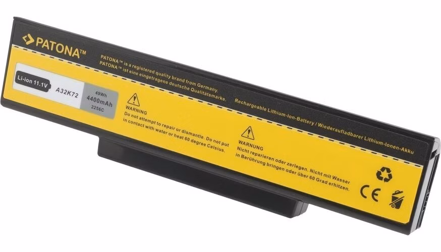 PATONA baterie pro ntb ASUS K72 K72DR K72DY 4400mAh 10,8V černá