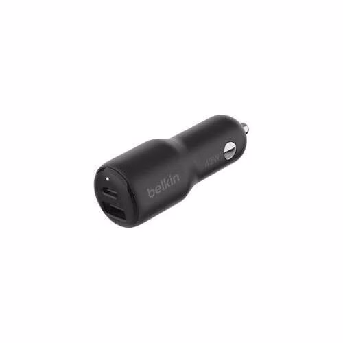 Belkin BOOST CHARGE 42W Duální Power Delivery PPS nabíječka do auta - 30W USB-C &amp; 12W USB-A, černá