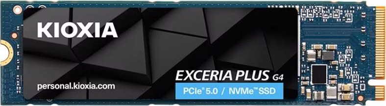 KIOXIA SSD EXCERIA PLUS G4 2TB, PCIe Gen5x4, M.2 2280, (R:10000/W:8200MB/s)
