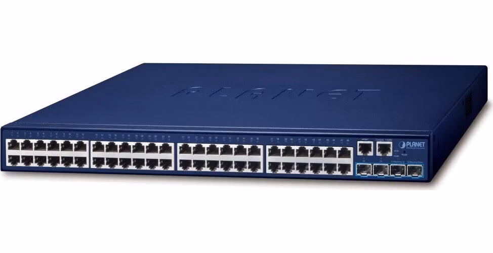 Planet SGS-5240-48T4X L3 switch, 48x1Gb, 4x10Gb SFP+, HW/IP stack