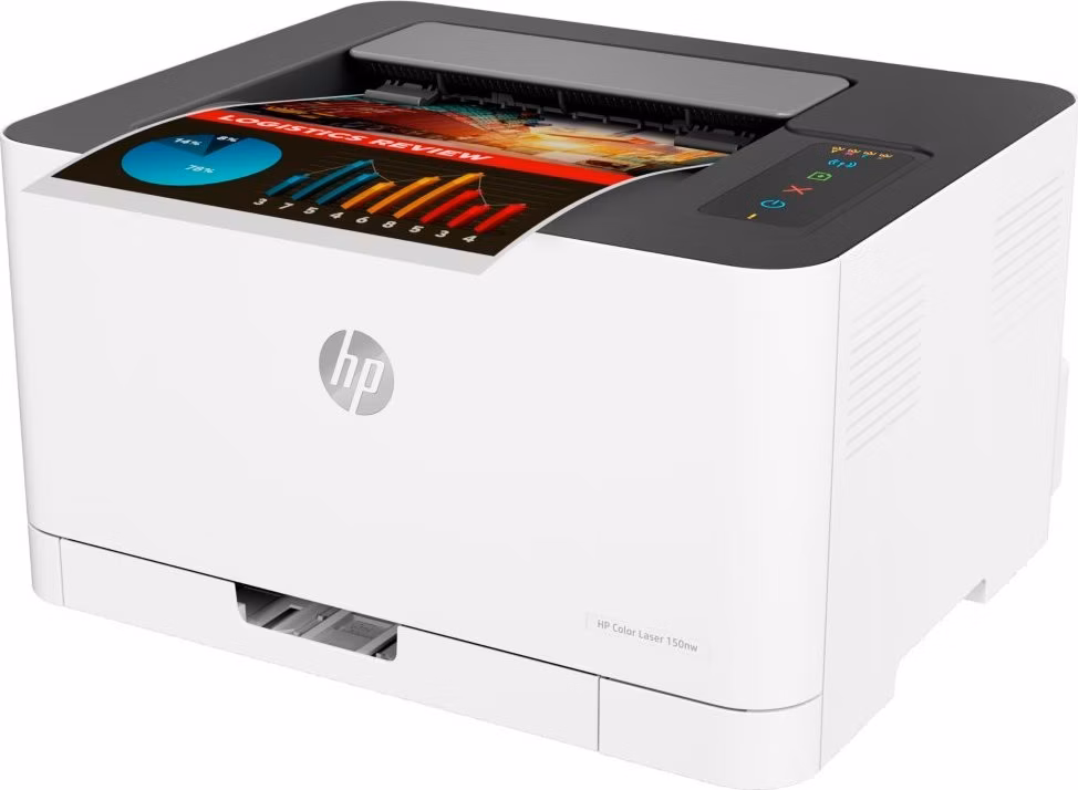 ROZBALENÉ - HP Color Laser 150nw/ A4/ 18ppm/ 600x600dpi/ USB/ LAN/ WIFI