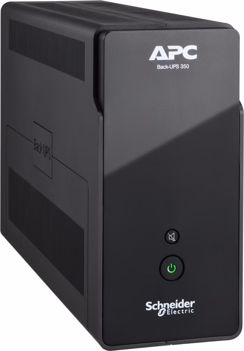APC Back-UPS, 350VA / 210 W, 6 IEC, komunikace USB, Tower, 230 V