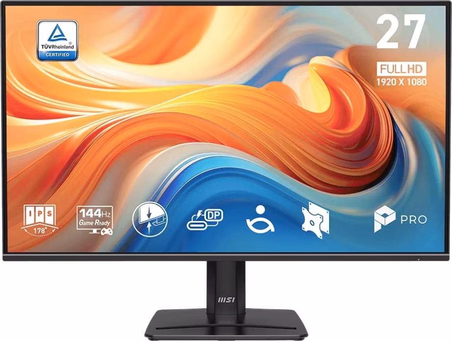 MSI LCD PRO MP272 E14C, 27", 1920x1080, IPS, 4 ms, VESA 100x100, Black