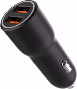 GEMBIRD rychlonabíječka do auta, 2 porty USB, QC3.0, 36W, černá – novinka