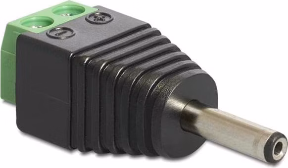 Delock Adaptér DC 1,3 x 3,5 mm samec > svorkovnice 2 piny