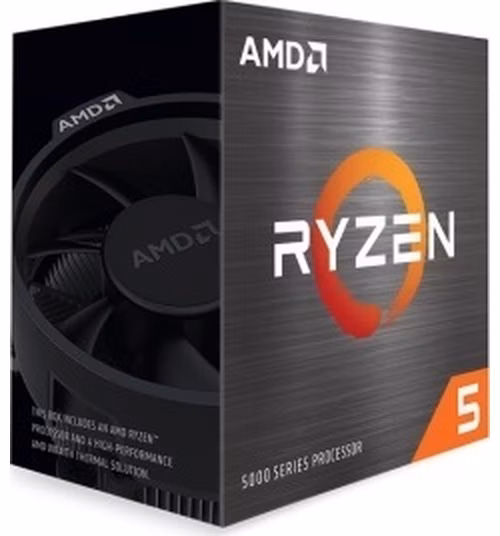 Procesor AMD RYZEN 5 5600X, 6-jadrový, 3.7 GHz (4.6 GHz Turbo), 35 MB cache (3+32), 65 W, socket AM4, Wraith Stealth