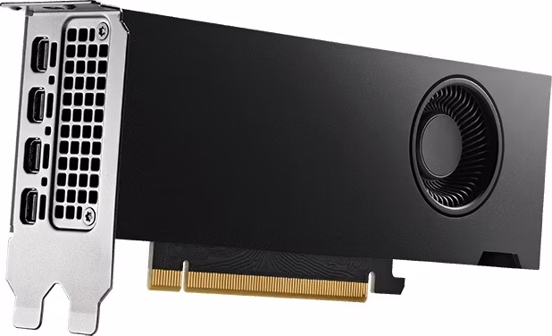 PNY NVIDIA RTX 4000 SFF Ada Generation / 20GB GDDR6 / PCI-E / 4x miniDP /
