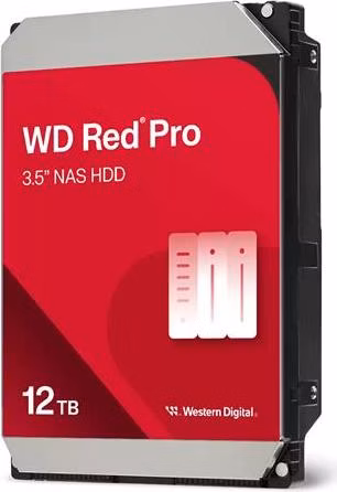 WD RED Pro NAS WD122KFBX 12TB SATAIII/600 512MB cache, 267 MB/s, CMR