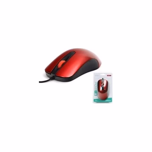 OMEGA MOUSE OM-520 1000DPI RED