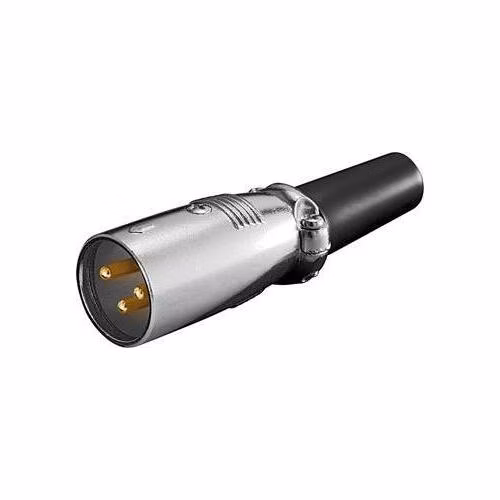 PremiumCord XLR mikrofonní konektor, 3-piny, male