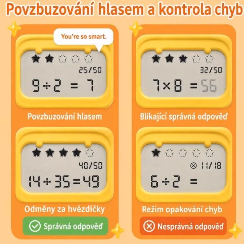 Alilo KS-1 Interaktivní výuková kalkulačka pro děti, EN