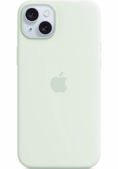 iPhone 15 Plus Silicone Case with MagSafe - Soft Mint *Poškodený obal*