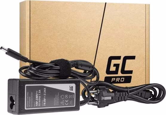 Green Cell PRO Charger / AC Adapter 19.5V 3.34A 65W for Dell Inspiron 15 3543 3558 3559 5552 5558 5559 5568 17 5758 5759