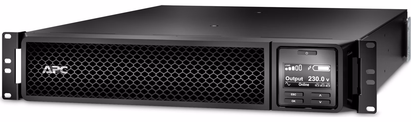 APC Smart-UPS SRT 1000VA (1000W)/ 2U/ RACK MOUNT/ ONLINE/ 230V/ LCD/ with Network Card (AP9631)