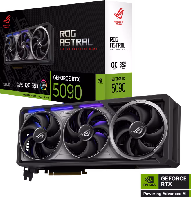 ASUS GeForce ROG ASTRAL RTX5090 O32G GAMING / 32GB GDDR7 / PCI-E / 3x DP / 1x HDMI