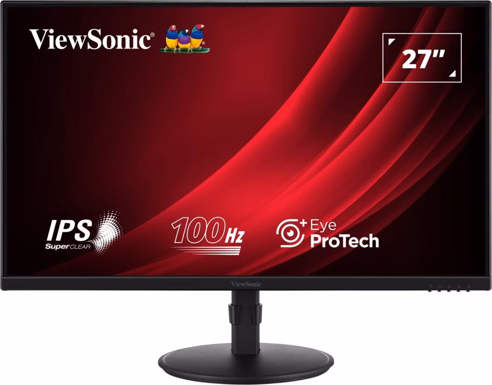 ViewSonic VA2708-HDJ / 27"/ IPS/ 16:9/ 1920x1080/ 5 ms/ 100Hz/ 250cd/m2/ HDMI / VGA / výšk. nast.