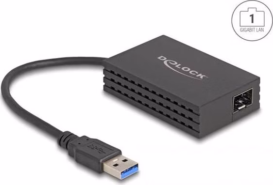 Delock Adaptér USB Typu-A sítě 1 x SFP Gigabit LAN