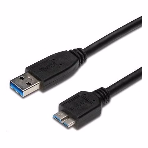 Kábel USB PREMIUMCORD 3.0 A - Micro B 3m, prepojenie (M/M)
