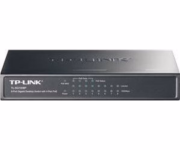 TP-Link TL-SG1008P 8xGB (4xPOE) 64W Desktop fanless Switch