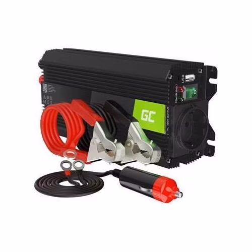 Green Cell Power Inverter PRO 24V to 230V 500W/1000W Modified sine wave