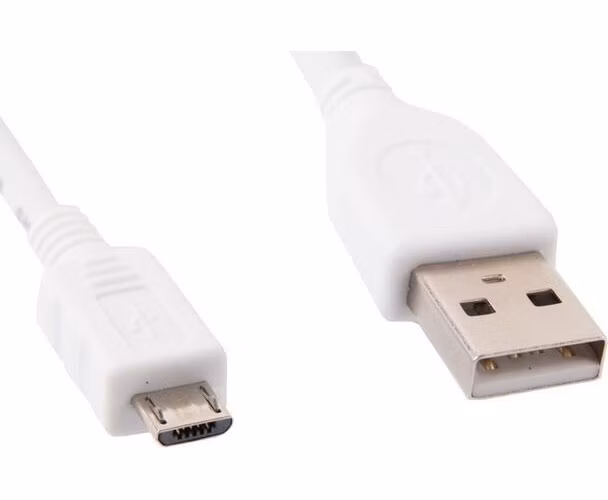 GEMBIRD kábel microUSB - USB, 1m, biely