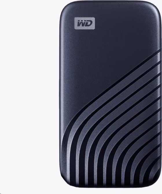 SanDisk WD My Passport SSD externý 2 TB , USB-C 3.2 , 1050/1000 MB/s R/W PC a Mac , polnočne modrá
