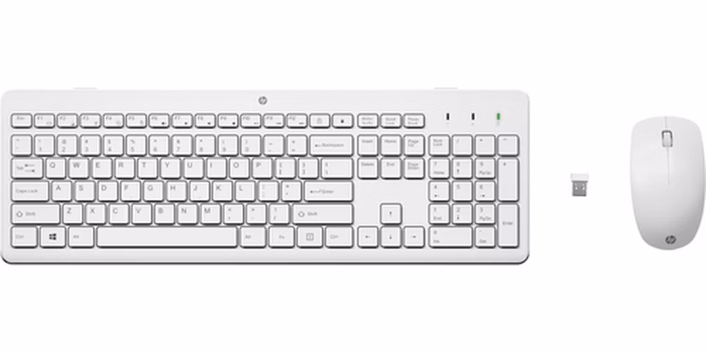 HP Bezdrátová klávesnice a myš HP 230 - bílá CZ/SK
