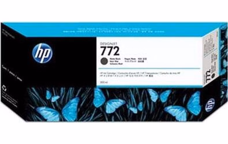 HP Ink Cartridge 772/Black matte/300 ml