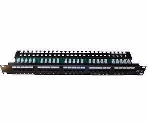 DATACOM Patch panel ISDN 25p.1U Integrovaný BLACK, 19"