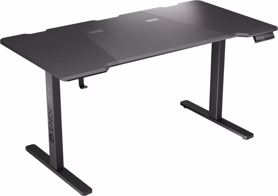 POŠKOZENÝ OBAL - Endorfy herní stůl Atlas L electric / 150cm x 78cm / nosnost 80 kg / elektricky výškově stavitelný (73-120cm)...