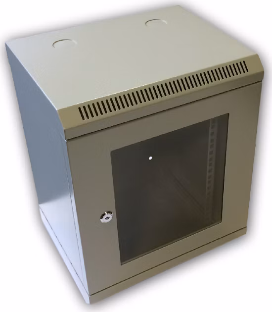 10" rack jednodielny 9U/280 DATACOM šedý Skl.dv.