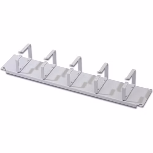 Digitus 19" vyvazovací panel 2U 5 úchytek, béžový