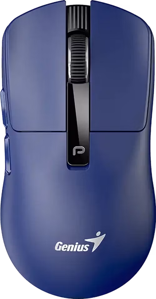 Genius NX-8280S BT, Myš, bezdrátová, optická, 3200DPI, 6 tlačítek, tichá, dobíjecí, Copilot, Bluetooth 5.3+2,4GHz,modrá