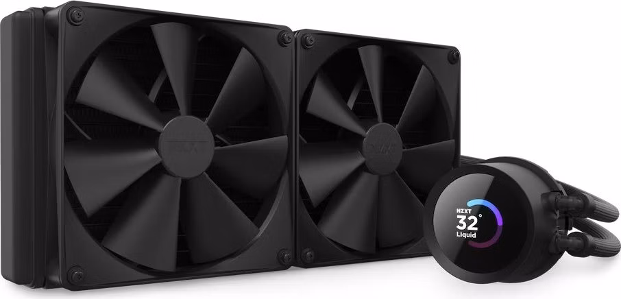 NZXT vodní chladič Kraken 280 / 2x140mm fan / LCD disp. / 6 let / LGA1851 / AM5