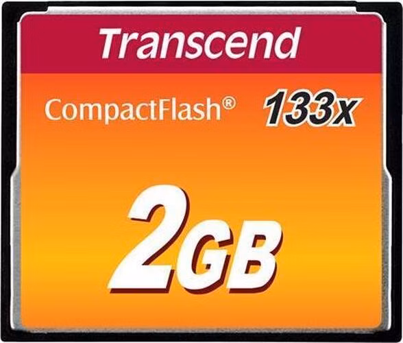 Transcend 2GB CF (133X) paměťová karta (MLC)