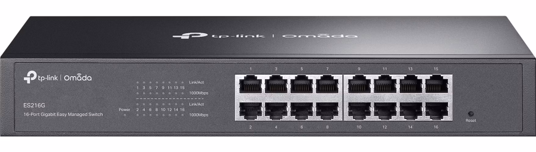 TP-Link ES216G, Omada 16-Port Gigabit Easy Managed Switch, 16x GLAN