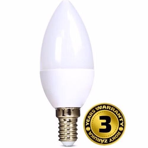 Solight LED žiarovka, sviečka, 4W, E14, 3000K, 340lm