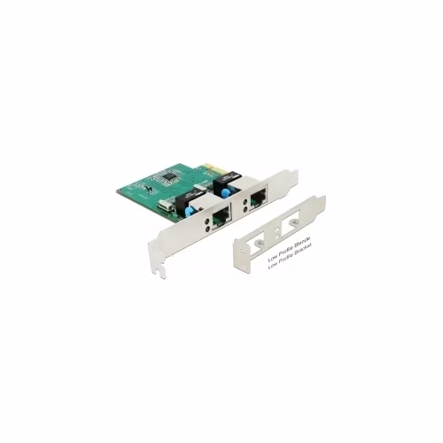 Delock PCI Express Karta > 2 x Gigabit LAN