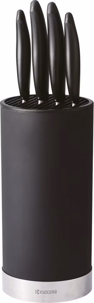 Kyocera Kulatý blok na nože černý + 4 GEN nože KB-RD BK 4KN FK EU