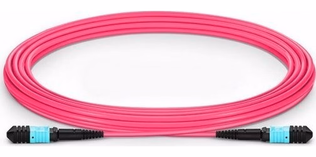 XtendLan FO patch MPO(f)-MPO(f), 5m, OM4, 12/12, kabel kulatý 3mm, přímý (Type A)